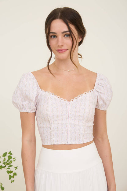 Garden Party Crop Top