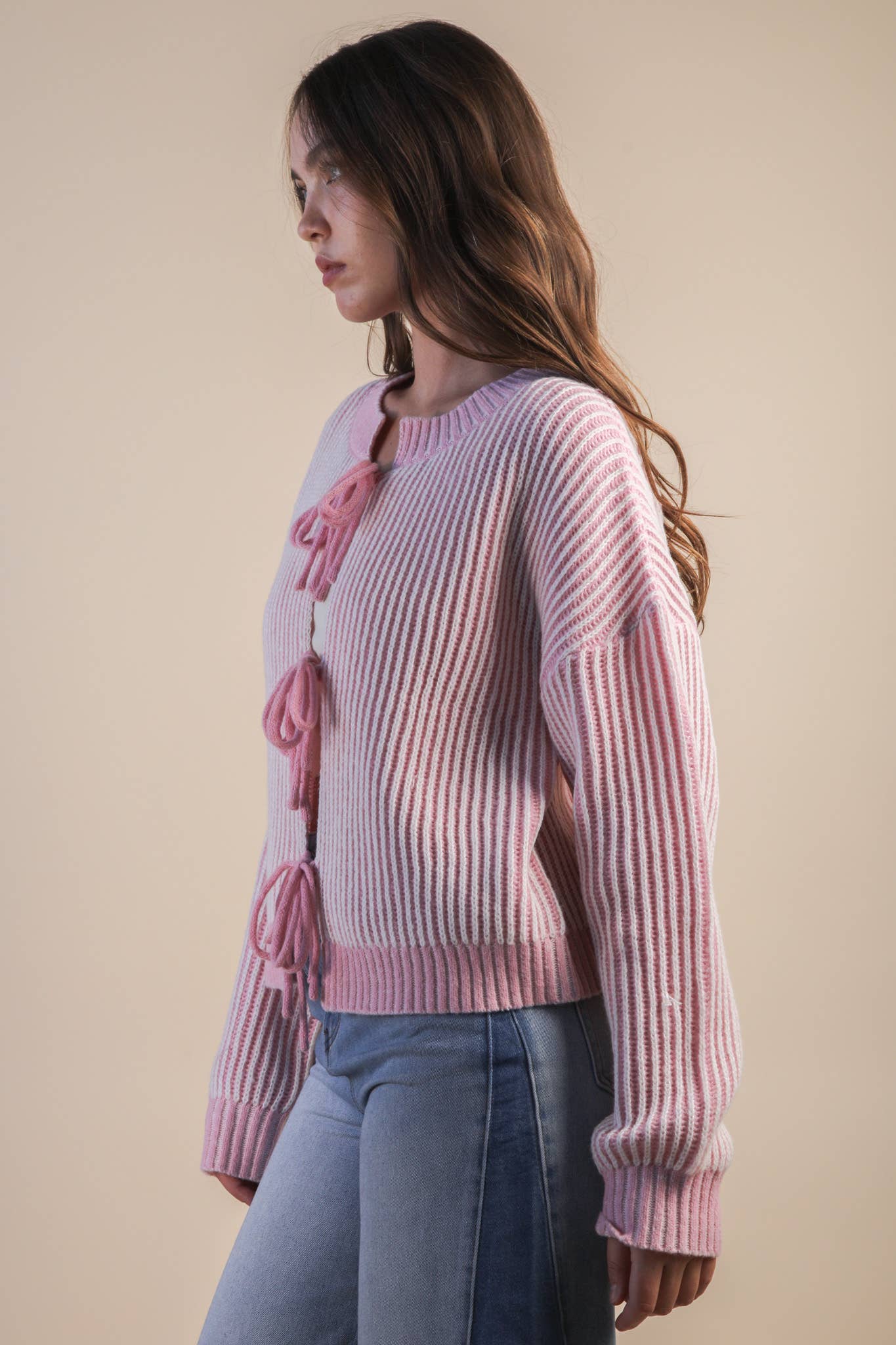 Pink Frost Cardigan