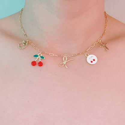 Cherry Chic Charm Necklace