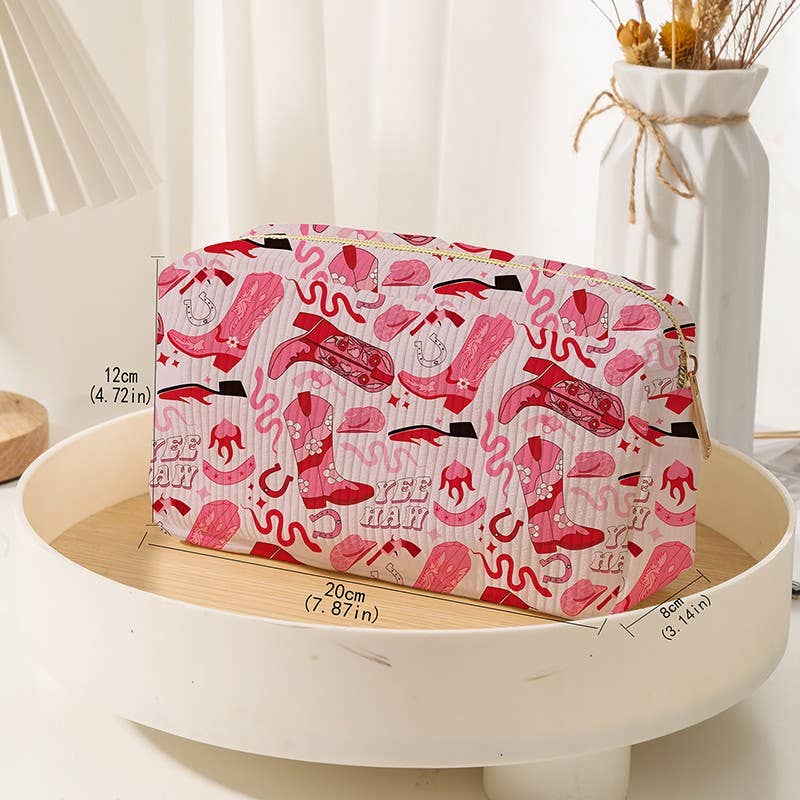 Quilted Cosmetic Bag