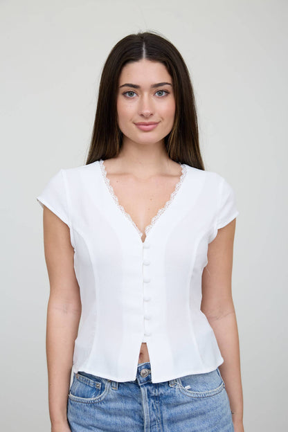 Lace & Light Top