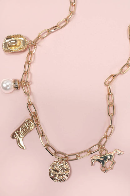 Cowboy Charm Necklace