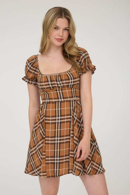 Hayride Plaid Dress
