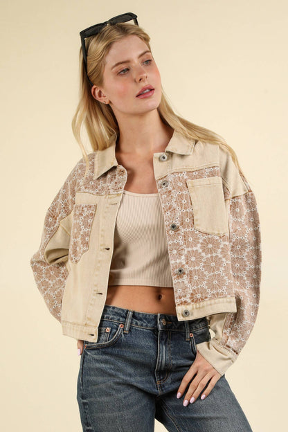 Desert Rose Denim Jacket