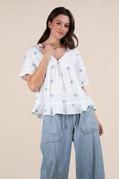 Petal & Pearl Blouse