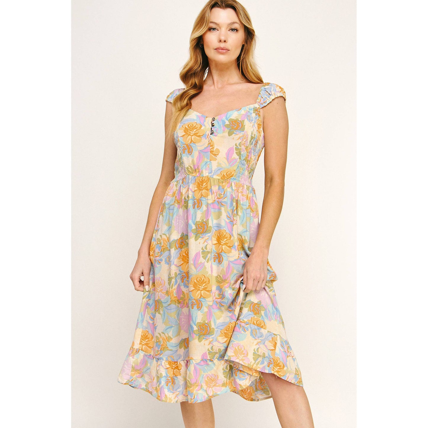 Sunset Petals Midi