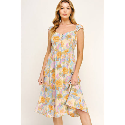 Sunset Petals Midi