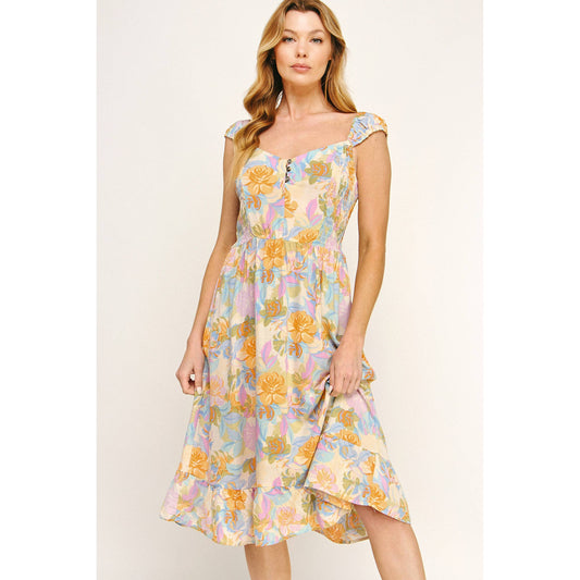 Sunset Petals Midi