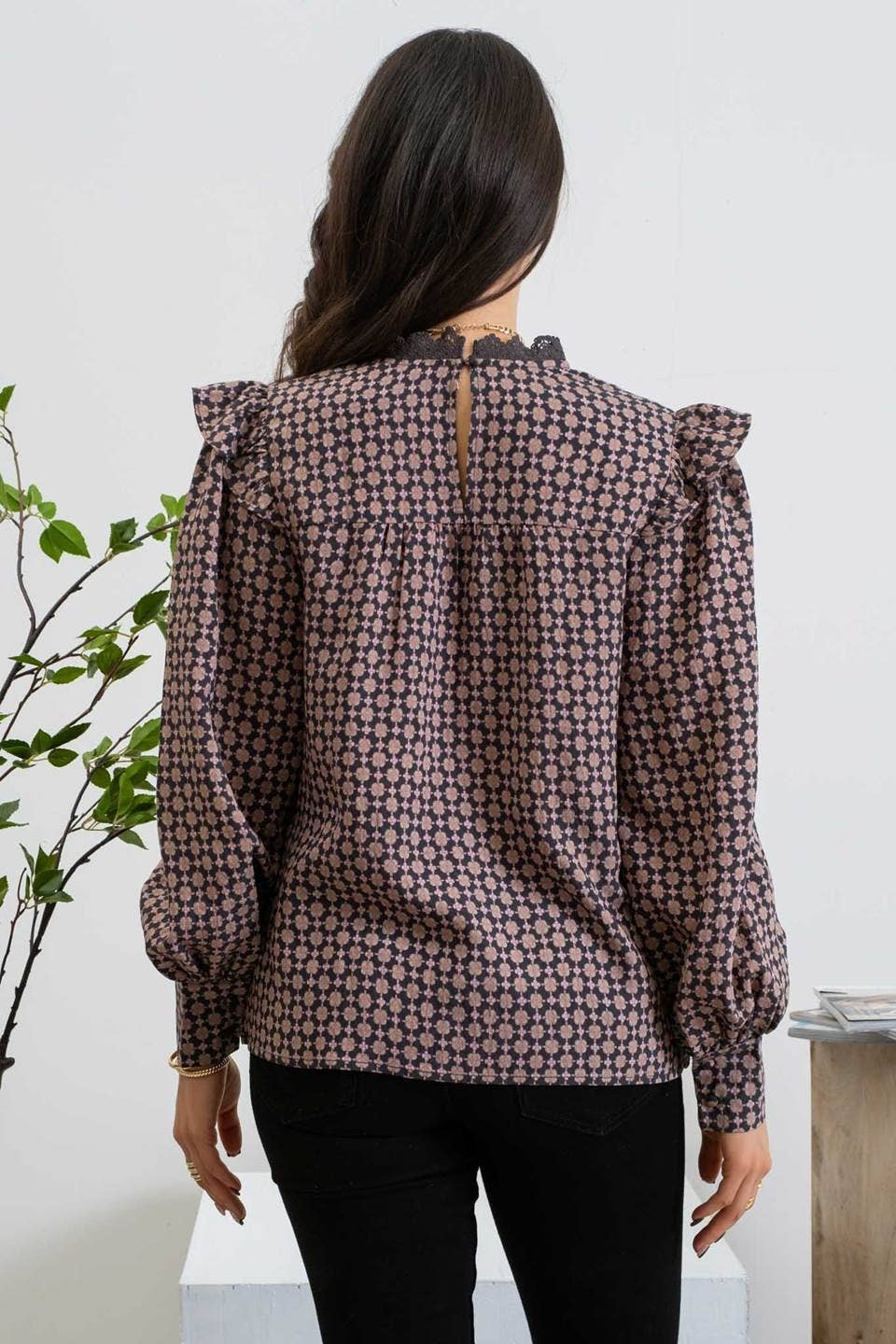 Midnight Mosaic Blouse