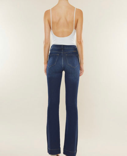 High Rise Kan Can Flare Jeans